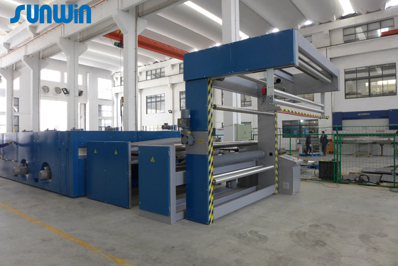 380V After Continuous Bleaching Hot Air Stenter Machine Working 60T