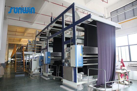 10 Chambers Textile Finishing Machine Stenter Machine Textile For Upholstery Fabric