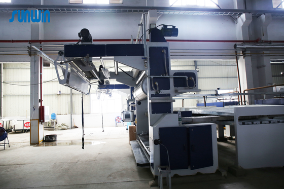 After Continuous Washing Machine Fabric Heat Setting Finishing Stenter Machine