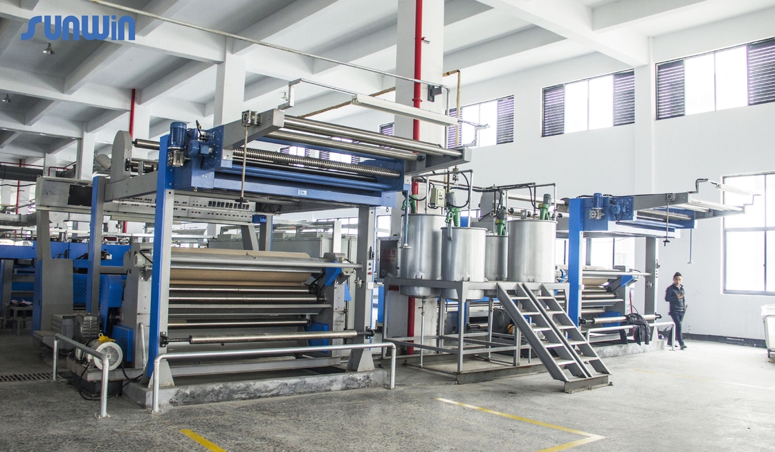 380V 50HZ 8 Chamber Fabric Heat Setting Stenter Finishing Machine For Home Textile