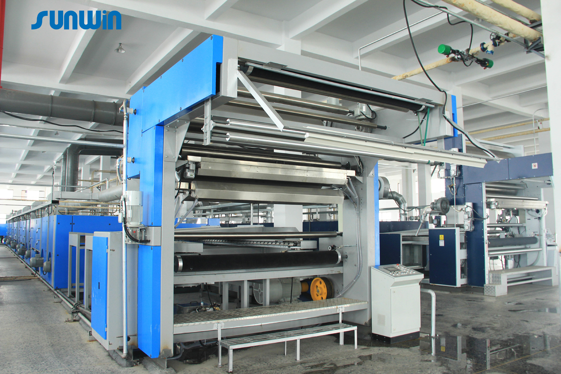 Loop Steamer 12 Chambers Textile Stenter Finishing Machine 185KW